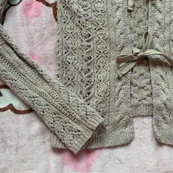 Free people tie up sweater - Picture 3 of 5